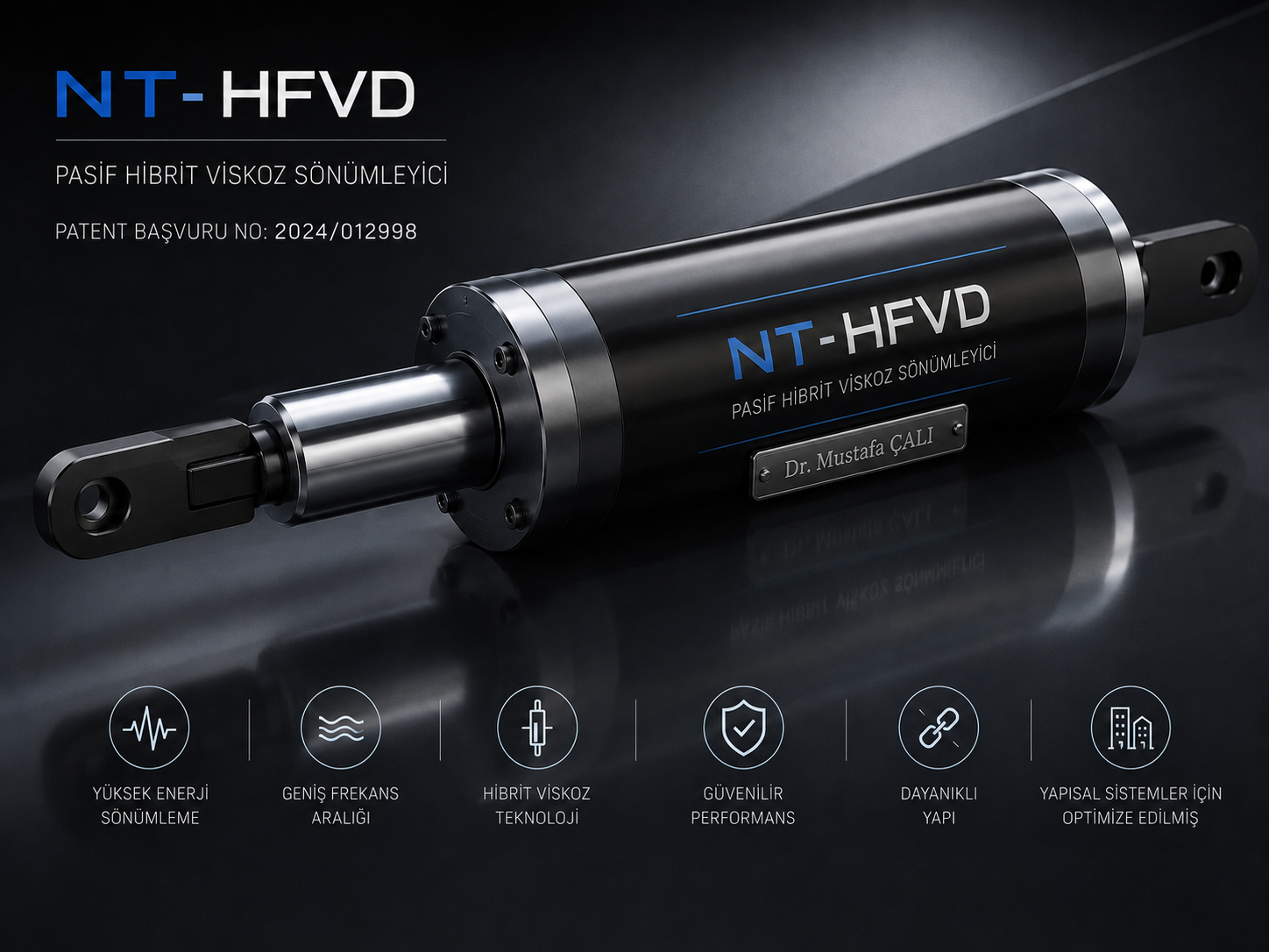 NT-HFVD passive hybrid viscous damper product design